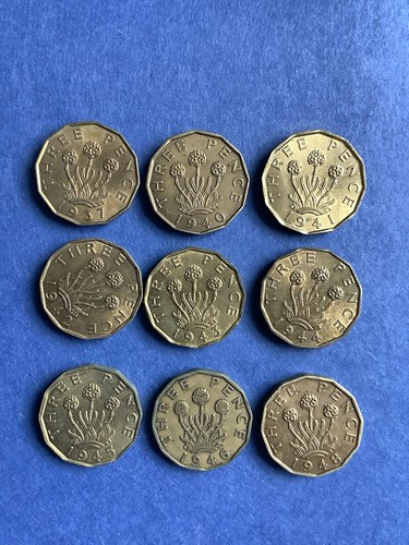 Three pence kgvi 1937 - 3d,