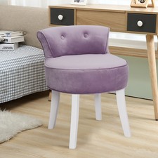 Violet Velvet Makeup Chair