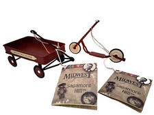 Set Of 2 Midwest Toy Wagon And