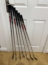 golf clubs full set irons, john daly, copper classics and hippo, 3-9 irons