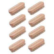 8 x Wooden Nail Brushes