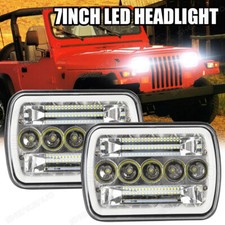 2 pcs LED Headlight 5x7" 7X6"