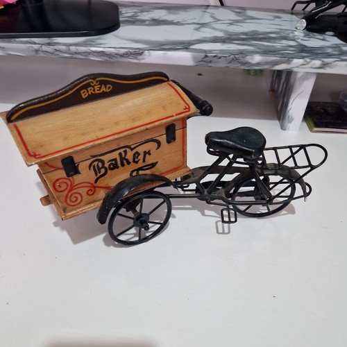 Vintage baker bread delivery - bread,