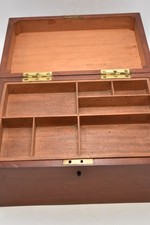 Antique Mahogany Jewellery Box