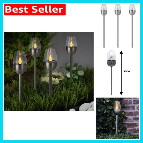 30cm waterproof solar - solar, flame