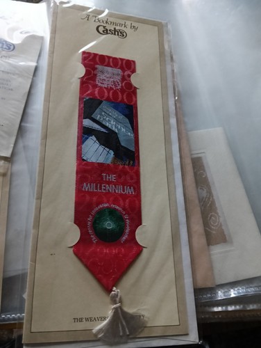 Cashs woven silk bookmarks - silk,