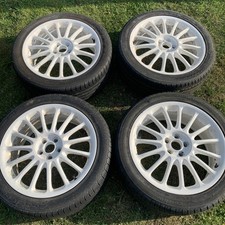 Set of 4 MG ZT straights Alloy Wheels 18” rover 75