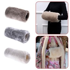 Women Men Luxurious Super Soft Faux Fur Muff Hand Warmer Winter Gloves War