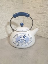Disney Mickey Mouse Gourmet Mickey Blue/white Enamel Kettle(Manor)