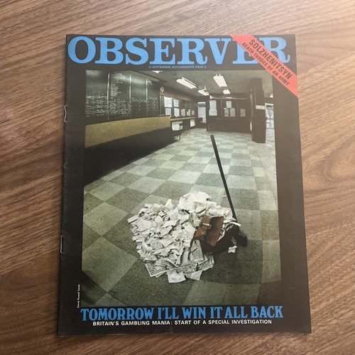 Observer magazine britains s - magazine:, britains's
