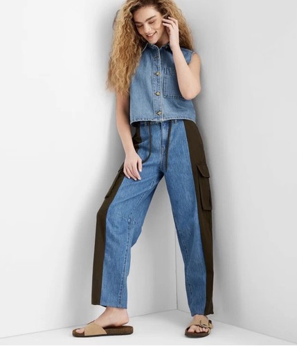 Women mid rise barrel leg - women's,