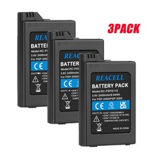 3PACK 3.6V 2400mAh PSP-S110