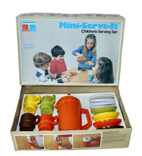 Tupperware Tupper Toys Mini Serve It Children’s Serving Set 1979 Complete Unused