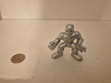 Silver Armor Iron Man Marvel Super Hero Squad Figure,Playskool Heroes,Imaginext