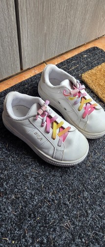 Fila girls white shoes 9 - fila,