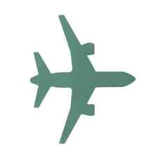 Airplane Floral Foam Frame