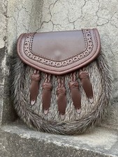 Scottish Hunting Brown Leather