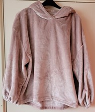 Tesco F&F Light Pink Lounge Top with Hood Size M