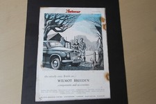 Original 1954 magazine advert: ROVER P4, WILMOT BREEDEN frame-ready wall-art 