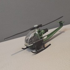 Vintage Toy Helicopter Corgi Juniors - E34 - Sting Army Chopper Diecast Model