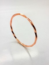 9ct Rose Solid Gold Twist