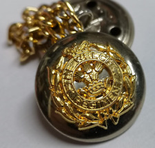 The Welch Regiment Raised Mess Dress Buttons with Chain 15.3mm 24L