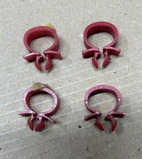 VW Golf Jetta Corrado Scirocco MK1 MK2 Red Wiring Loom Clips - Pack of 4 