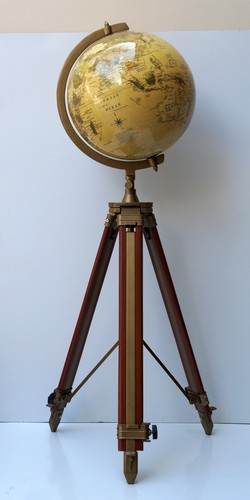 World globe with - globe, tripod