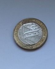 2003 £2 Coin DNA DOUBLE HELIX Two Pound Coin Circulated