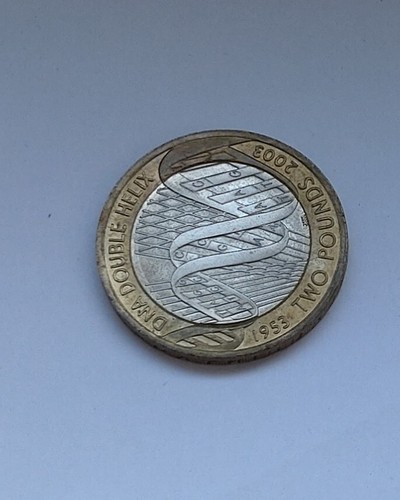 2003 coin dna double helix - coin,