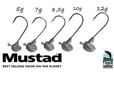 STAND UP JIG HEADS 1/0 MUSTAD HOOKS.PACK OF 3 Drop shot.vertical,lure,perch,pike
