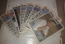 DAILY MAIL Newspapers - 1,2,3,4,5,6,7, 9 SEPTEMBER 1997 - PRINCESS DIANA DEATH