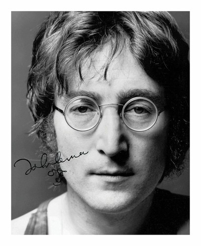 John lennon autograph signed - lennon,