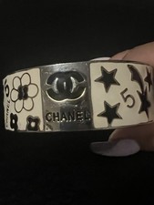 CHANEL Bangle Bracelet Enamel