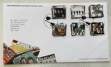 GB QEII 2007 The Beatles Singles Royal Mail FDC Tallents House Guitars Edinburgh