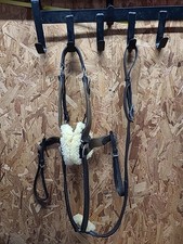  Elasticated 5 Point Breastplate, Full Size, Brown (Ref.252Y)