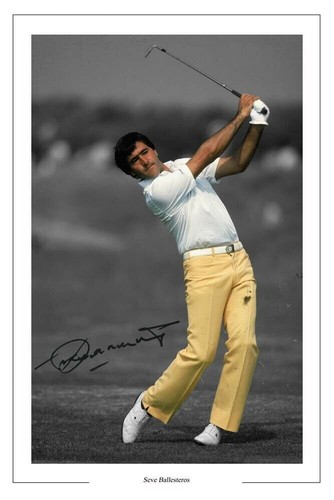 Seve ballesteros golf - golf, signed