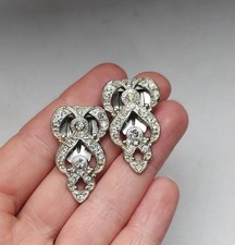 Art Deco Dress Clip Pair