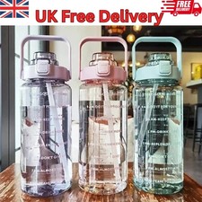 2L Straw Water Bottle Large