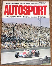 Autosport 3 June 1971* INDY 500 - CRYSTAL PALACE F2 - McLAREN M16 -EMPIRE TROPHY