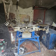 Riley Hopkins Screen Print Carousel,  Press 6 colour  Station Used T. Shirt 