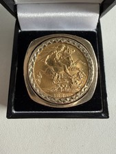 Gold Full Sovereign Square