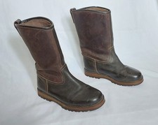 KINPURNIE BROWN LEATHER PULL ON RIDING BOOTS UK5 FREE P&P!!