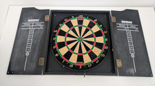 Winmau Rebel Dartboard And Winmau Wooden Cabinet Made In Kenya 19" x 18"