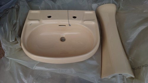 Twyfords almond classic - almond, hand