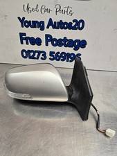TOYOTA AVENSIS MK2 T25 2006-08 PASSENGER SIDE NS WING DOOR MIRROR SILVER