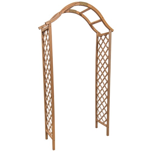 Wooden garden arch - wooden, archway
