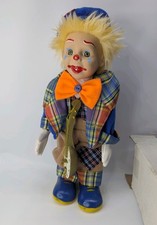 Porcelain Collectible Musical Clown  RARE Sounds Working