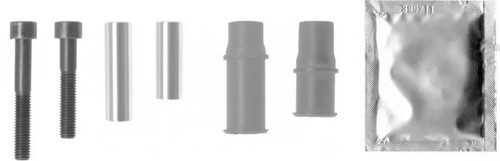 Brake caliper guide kit