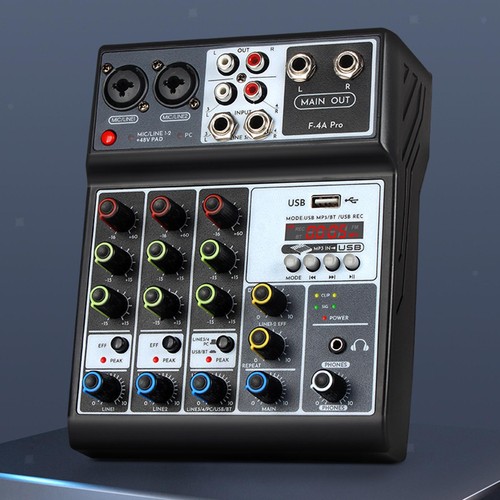 Channel audio mixer portable - mixer,